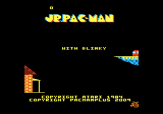 Jr. Pac-Man Title Screen